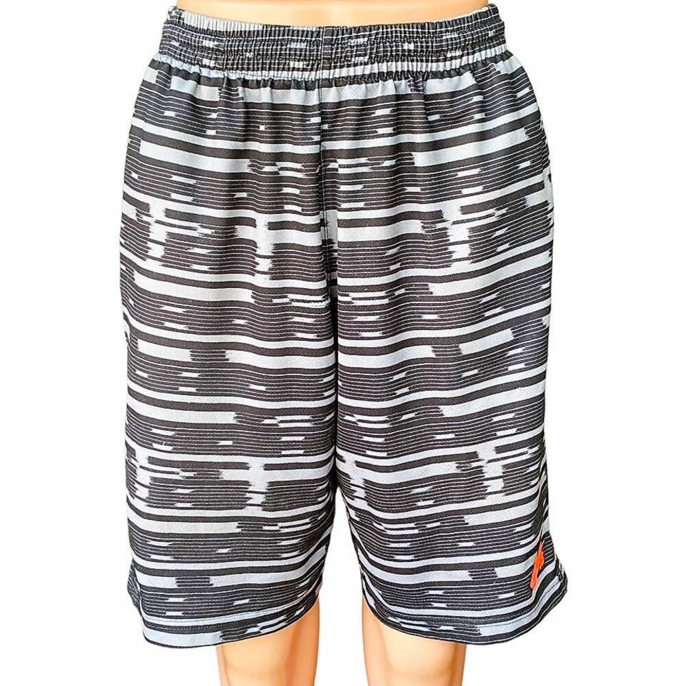 NIKE SB Black & Gray Activewear Basketball Shorts ~ Boys Size LARGE